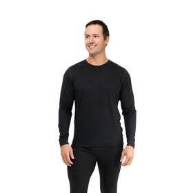 Hot Chillys L10404 L7317 Mens Black Pepper Bi-ply Crewneck Long Sleeve Top Size M
