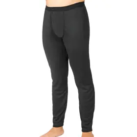 L10407 Hot Chillys L7324 Mens Black Pepper Bi-ply Base Layer Bottom Size S