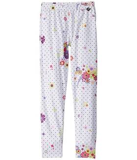 Hot Chillys L9921 Girls White Multi Floral Midweight Print Bottom Size Xl