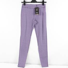 Ibex 840235261636 Woolies Pro Tech Bottom Base Layer In Purple Haze Stripe - Womens Size M