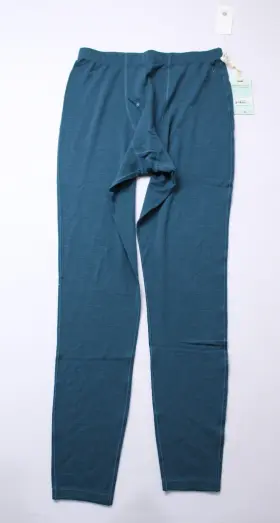 M-lg0036-2429-l Ibex Mens Woolies 250 Base Layer With Fly Bottoms Nn7 Oceanic Large Nwt