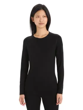 104387001 Icebreaker Womens 260 Tech Long Sleeve Crewe Merino Tops
