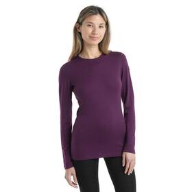 Icebreaker 104387853 260 Tech Base Layer Top Women Xs Purple Merino Wool Crew Neck Jdm2767