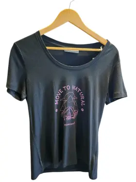 Icebreaker 195440574928 Womenstech Lite Ii Ss Scoop Tee Canopy Camper Size Large