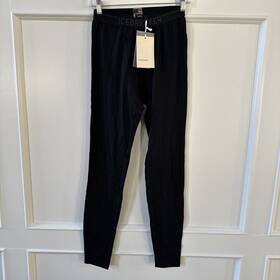 Icebreaker 420058527440 Merino 200 Oasis Leggings With Fly Mens Medium Black Base Layer Nwt
