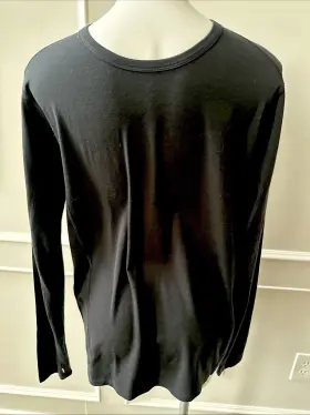 Icebreaker 420058599898 Vultaic Long Sleeve Crewneck Shirt Mens Medium Black Base Layer Nwt