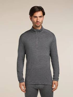 Icebreaker Ibb04372401 Merino 260 Tech Half Zip - Mens Medium / Gritstone Heather