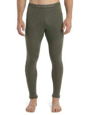 Icebreaker Merino 104487069xl Men S Wool 175 Thermal Leggings Base Layer Slim Fit Cold Weather Loden Xl