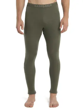 104487069xl Icebreaker Merino Men S Wool 175 Thermal Leggings Base Layer Slim Fit Cold Weather Loden Xl