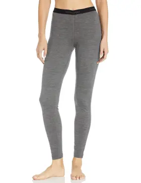 Icebreaker Merino 420062924808 200 Oasis Cold Weather Leggings Wool Base Layer Thermal Pants Gritstone Hth
