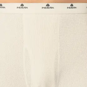 Indera 091641106398 Mens Heavyweight Cotton Waffle Long Johns Thermal Underwear Bottom Natural M