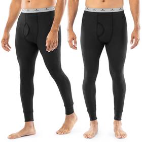 Indera 1621dr Mens Thermal Underwear Pants Leggings Black Medium Us