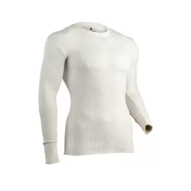 T800ls Indera Mills Co. Mens Traditional Long Johns Shirt Cotton Polyester Thermals Tall Medium Natural