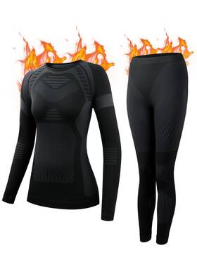 Innvix 635405669028 Thermal Underwear Set Womens Ski Base Layers Women Quick Dry Und