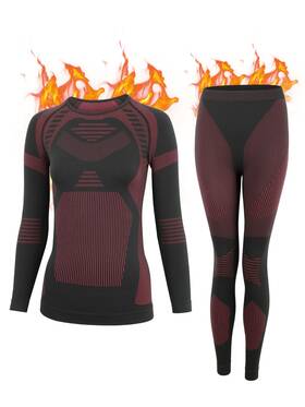 Innvix 635405669097 Thermal Underwear Set Womens Ski Base Layers Women Quick Dry Und