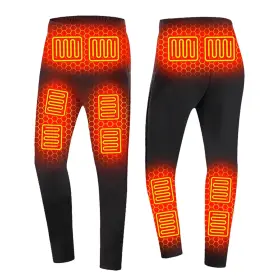Iooellix 038156291783 Heated Underwear Pants For Men Thermal Base Layer 12 Zones Heating Lon