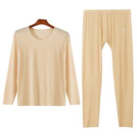 Iyunyi 3066tz Mens Thermal Underwear Set Ice Silk Feeling Long Johns Winter Thin Base La