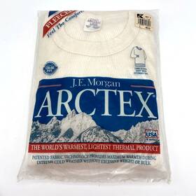 J E Morgan 043935113117 Vintage J.e. Arctex Long Sleeve Thermal Shirt Ext Tail Large 42-44 Grande