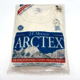 J E Morgan 043935113117 Vintage J.e. Arctex Long Sleeve Thermal Shirt Ext Tail Large 42-44 Grande