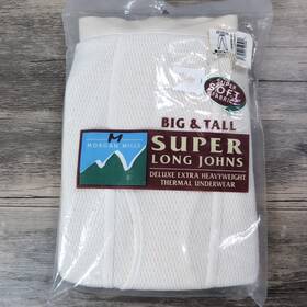 J.e. Morgan 043935505660 Vtg Nos Je Super Long Johns Thermal Underwear Size 4xl 58-60 New