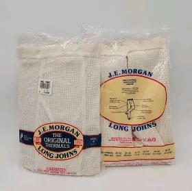 M1600dr J.e. Morgan 043935585006 2 Pair Je Long Johns Drawer Inch The Original Thermals Pants Only Large Usa