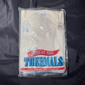 J.e. Morgan 043935585051 Original Thermal Long John S Sleeve Shirt Mens Xl Usa Nos New