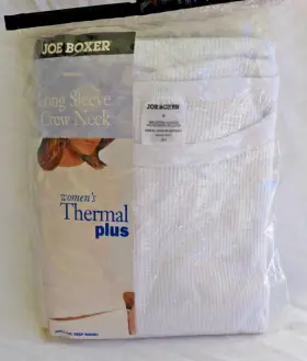 Joe Boxer 792462149044 New Womens Thermal Long Sleeve Crew Neck Size 2x