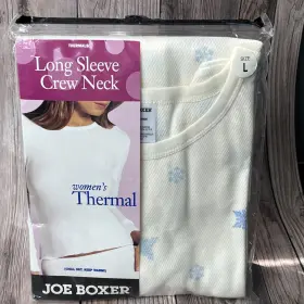 Joe Boxer 843178011375 Long Sleeve Crew Neck Thermal Top Size Large New In Package
