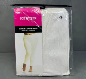 Joe Boxer 930496764596 Womens Pus Size Thermal Ankle Length Pant 1x