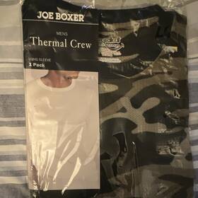 Joe Boxer K3134us Thermal Crew Long Sleeve Camouflage Top Large 1 Pack