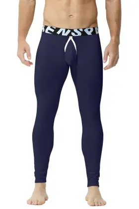 Kamuon 735683983578 Men S Removable Pouch Long Johns Thermal Underwear Pants Bottom Leggings