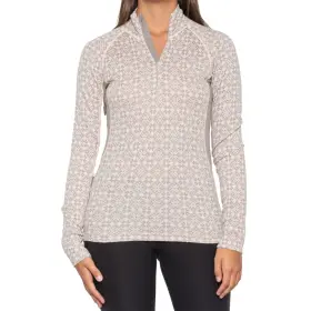 Kari Traa 048652791368 Half Zip Women Base Layer Top 100% Merino Wool Large Rose Nwt In Box