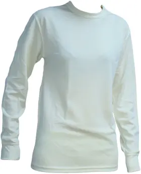Kenyon 074495211272 Poly-lite Rib Thermal Womens Crew Neck White Small - Stay Warm And Cozy