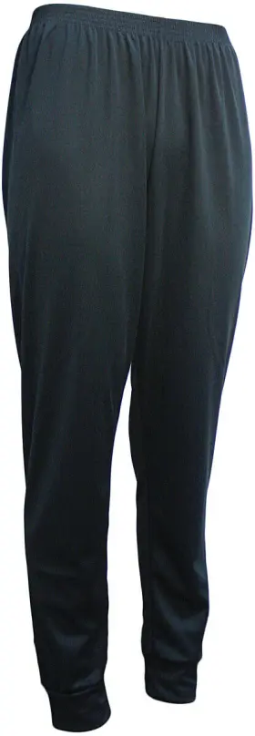 Kenyon 074495492268 Womens Silkyester Base Layer Black Pants - Size Small