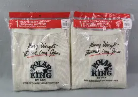 Key 042565811837 Lot Of 2 - Polar King By Mens Heavy Weight Thermal Long John Bottoms Sz. Xl