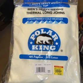 Fs1711 Key/polar King New By Mens Xlr Heavy Weight Thermal Top Long Johns Extreme Cold