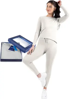 Kickoff Flexwear 313021298234 Thermal Underwear For Women Long Johns Top Bottom Fleece Lined Bas