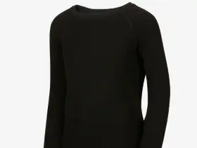 21609-eb Kombi Junior And Child Snuggly Fleece Heavyweight Base Layer Crew Tops Sizes Xxs-s