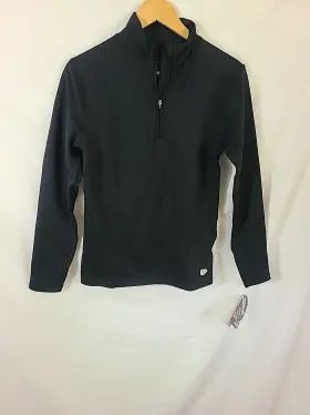 Kombi 720074490544 Womens Princess 1/4 Zip Baselayer Shirt M Black Barrier Weight Base Layer