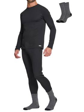 Lands End 199311186159 Landsft Thermal Underwear For Men 3 Pc. Set Warm Long Johns Base