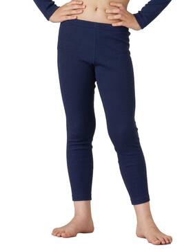 Lapasa Lpk22aw00140nay00lr1 Merino Wool Base Layer Bottom Pants For Girls Boys Unisex K14 2.navy Blue Pan