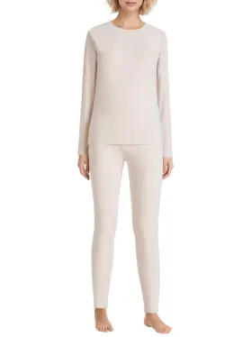 17-00-7593p-beige-mp Latuza Womens Petite Thermal Underwear Set Fleece Lined Long Johns M Beige