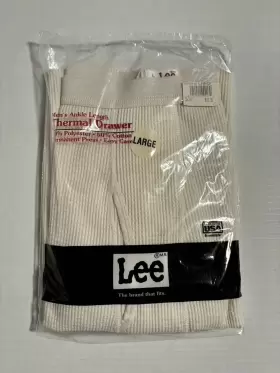 Lee 410020000179 Vtg Mens Ankle Length Thermal Drawer L 38-40 Waffle Long Johns Made In Usa