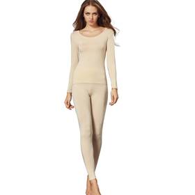 Liang Rou Ms861s-at-l Womens Crewneck Long Johns Ultra Thin Modal Thermal Underwear Top