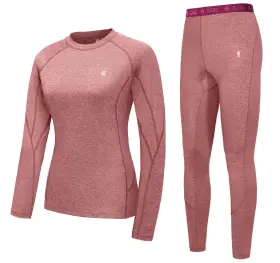 Lda391 Little Donkey Andy Womens Thermal Underwear Set Winter Base Layers Warm Quick Dry Wicking Top B