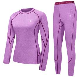 Little Donkey Andy Lda391pp04 Womens Thermal Underwear Set Warm Base Layers Winter Wicking