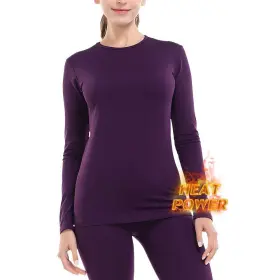 Mancyfit 881100021764 Thermal Underwear For Women Long Johns Set Fleece Lined Ultra Soft D