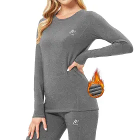 Meethoo 791313446110 Thermal Underwear For Women Winter Warm Base Layer Compression Set