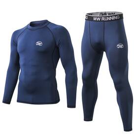 Meethoo U3us-lan-s Mens Compression Base Layers Long Johns Winter Gear With Fleece Lined For Sk