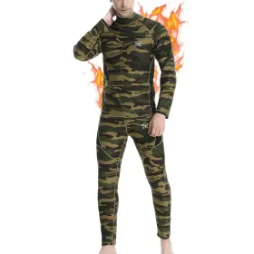 Meetwee 750918083816 Mens Thermal Underwear Set Winter Ski Gear Fleece Lined Long Johns Base Lay